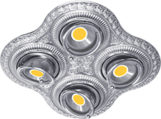 FD1016SCB Fede Светильник SAN SEBASTIAN FOUR, Bright Chrome