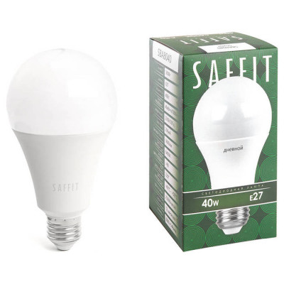 Лампа светодиодная, 40W 230V E27 6400K A80, SBA8040, Feron 55202