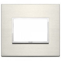 Vimar Накладка Eikon Evo на 3 модуля, титан, 21653.08