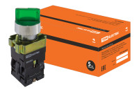 Переключатель BK 2365  2 положения зеленый 1з+1р TDM Electric, SQ0703-0014