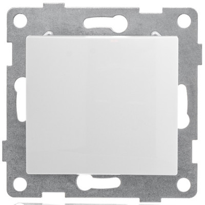 GUSI Bravo МЕХАНИЗМ Выкл. 1кл., скрытая установка, 10А, 250В. Цвет: белый., С10В1-001