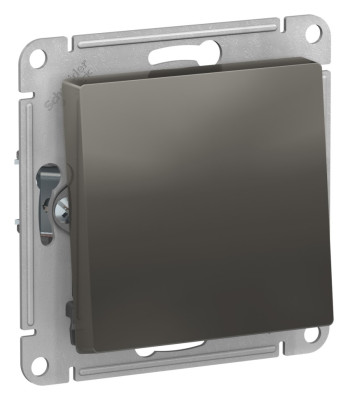 ATN000961 - ATLASDESIGN 1-клавишный ПЕРЕКЛЮЧАТЕЛЬ, сх.6, 10АХ, механизм, СТАЛЬ, Systeme Electric