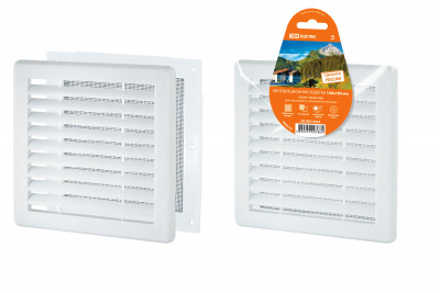 Решетка разъемная с москитной сеткой, 180х180 TDM Electric, SQ1807-0024