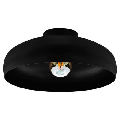 43637 Светильник потолочный MOGANO, 1x60W, E27, H170, ?400, сталь, черный