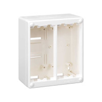 Simon SConnect Коробка CIMA для поверхностного монтажа в сборе, на 2 CIMA-мод., белый, SC200-9