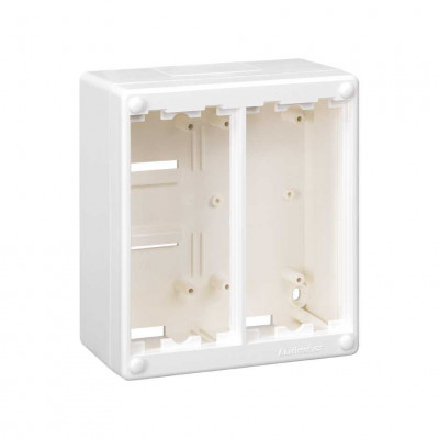 Simon SConnect Коробка CIMA для поверхностного монтажа в сборе, на 2 CIMA-мод., белый, SC200-9
