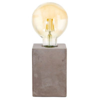 49812 Настольная лампа PRESTWICK, 1х60W (E27), 90х90, H130, керамика, серый