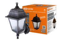 Светильник садово-парковый НБУ 04-60-001 четырехгр., настенный, пластик, расс.пластик, серебро TDM Electric, SQ0330-0794