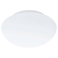 81635 Светильник для ванной комнаты ELLA, 1х60W (E27), ?200, сталь, белый/опаловое стекло