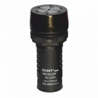 Chint Сигнализатор звуковой ND16-22F ?22 мм черный АС220В (R), 593390