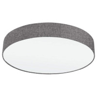 97613 Потолочный светильник PASTERI, 3х60W (E27), ?570, H150, сталь, белый / текстиль, лен, серый, б