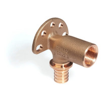 Угольник настенный с внутренней резьбой 20-Rp1/2 70мм RX+