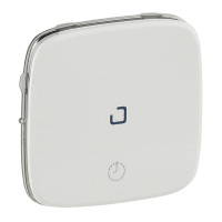 Legrand Valena ALLURE.Лицевая панель для выключателя с выдержкой времени 2-канального.Белая, 755215