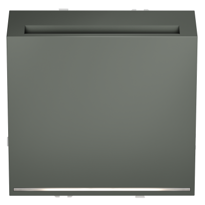 Выключатель встраиваемый VOLTUM S70 карточный 16А, (титан), VLS010706