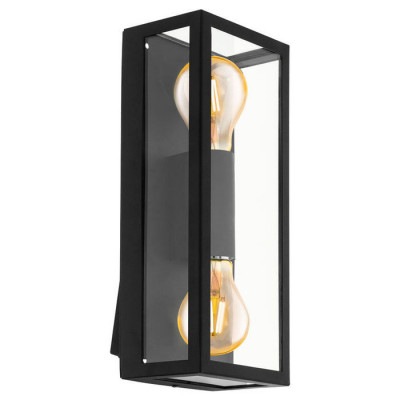 98273 Уличный светильник настенный ALAMONTE 1, 2х40W(E27), , L150, B75, H380, A100, , оцинк. сталь,