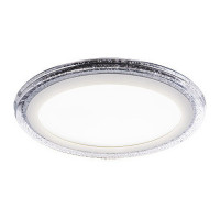 Светильник Gauss Bubbles круг 12+4W, 1200lm 3000K 180-265V IP20 монт ?160 193*31мм 3 реж LED 1/20, BL318