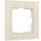 Werkel W0011141/ Рамка на 1 пост Favorit (молочный, стекло), a058813