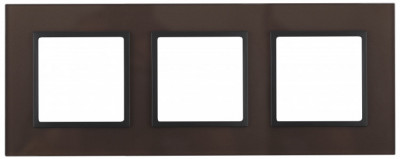 ЭРА 14-5103-13 Elegance Бронза/антрацит Стекло Рамка 3-ая