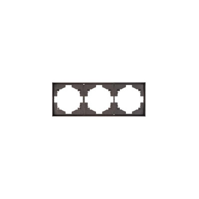 Рамка STRONG 3-постовая графит KRANZ, KR-78-0753-6