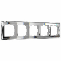 Werkel W0051220/ Рамка на 5 постов Diamant (зеркальный), a051016