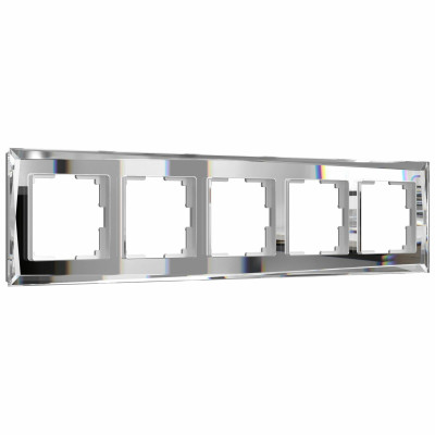 Werkel W0051220/ Рамка на 5 постов Diamant (зеркальный), a051016
