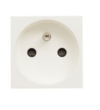 N2287 PL - Розетка французского стандарта с центральным контактом заземления, со шторками, 16А / 250 В, серия Zenit, цвет серебристый - 2CLA228700N1301 N2287 PL - Розетка французского стандарта с центральным контактом заземления, со шторками, 16А / 250 В, серия Zenit, цвет серебристый - 2CLA228700N1301