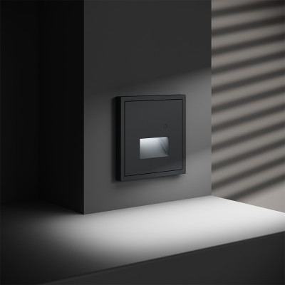 Подсветка светодиодная встраиваемая VOLTUM S70 с датчиком, (графит), VLS070707