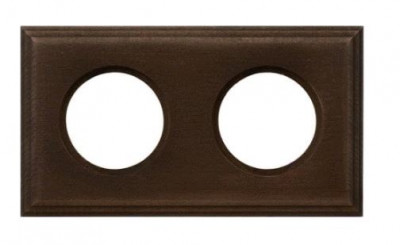 Bironi Рамка 2 постовая для скрытого монтажа (Винтаж на бревно 220мм), BF4C22-620-18