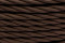 BIRONI Коричневый матовый Витой провод 2*2,5 20м, B1-425-72-20