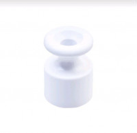 Bironi Изолятор для наружного монтажа, пластик, цвет белый (100 шт/уп), B1-551-21-100 Bironi Изолятор для наружного монтажа, пластик, цвет белый (100 шт/уп), B1-551-21-100