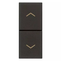 Vimar Две кнопки взаимоблокируемые NO+NO 10A , черный, 30062.G Vimar Две кнопки взаимоблокируемые NO+NO 10A , черный, 30062.G