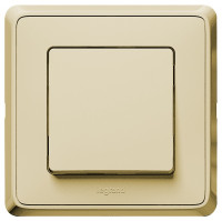 Legrand Выключатель 1-клавишный, цвет  - слоновая кость, серия Cariva