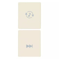 Vimar Две половинки клавиши 1M с символом переключения каналов конопляные, 31480.TC