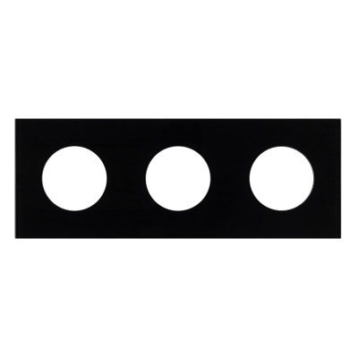 043839 - Рамка стеклянная FRM-GLARE-GC-3-BK (Arlight, -)