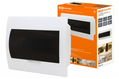 Бокс ЩРВ-П-18модулей встраиваемый пластик IP41 TDM Electric, SQ0902-0005