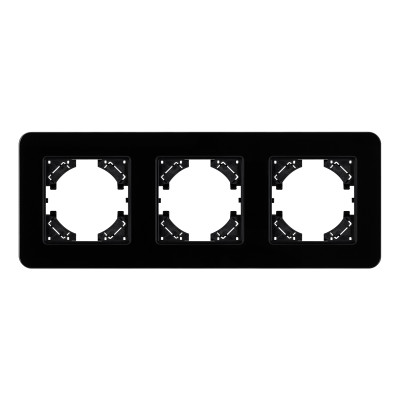 049697 - Рамка стеклянная FRM-OMALI-GS-3-BK (Arlight, -)