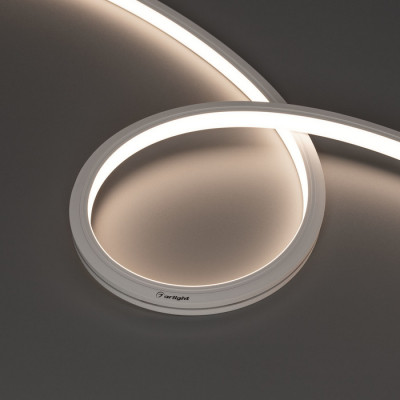 Светодиодная лента герметичная MOONLIGHT-TOP-A140-13x12mm 24V Day4000 (9.6 W/m, IP67, 5m, wire x2) (Arlight, Боковой вывод кабеля), 041475