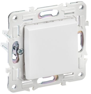 SKANDY Выключ. 1-кл. 10А SK-V01W арк. бел. IEK, SK-V10-0-10-K01