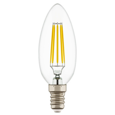 Lightstar 933502 Лампа LED FILAMENT 220V C35 E14 6W=65W 400-430LM 360G CL 3000K 30000H (в комплекте)