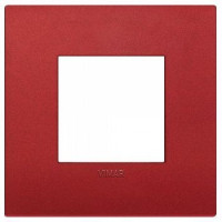 19642.75 - Vimar Накладка CLASSIC на 2 модуля красная матовая