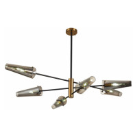 ST LUCE SL1209.302.06 Светильник потолочный ST-Luce Бронза,Черный/Дымчатый E14 6*40W