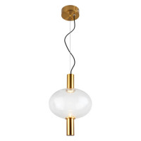 ST LUCE SL1582.303.01 Светильник подвесной ST-Luce Бронзовый/Прозрачный LED 1*7W 2700K