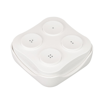 INTELLIGENT ARLIGHT Панель TUYA-228-4-RF-WH-SUF (kinetic, 433MHz) (IARL, IP20 Пластик, 3 года), 029698