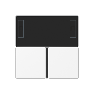 Набор накладок для 4093KRMSTD; термопласт; белый матовый, A4093TSAWWM