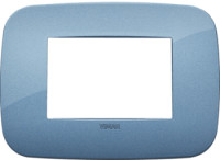 19683.86 - Vimar Накладка ROUND на 3 модуля синяя