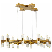 ST LUCE SL6007.203.26 Люстра подвесная ST-Luce Латунь/Прозрачный LED 26*2,5W 4000K