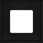 FD01601BK Fede FD01601BK Рамка квадратная на 1 пост гор./верт., цвет black