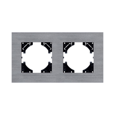 Рамка 2-постовая, серый Kollinger Reflex AL RA2GY