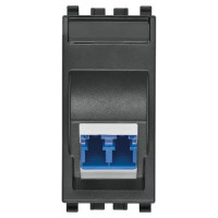 Vimar Оптический разъём моно 9/125 LC, серый, 20350.LC