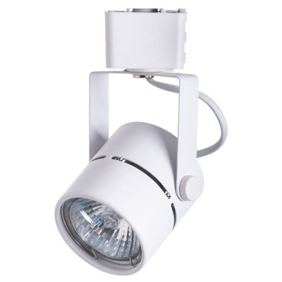 Arte Lamp MIZAR, Трековый светильник, цвет арматуры - белый, цвет плафона/декора - БЕЛЫЙ, 1х50W GU10, A1311PL-1WH